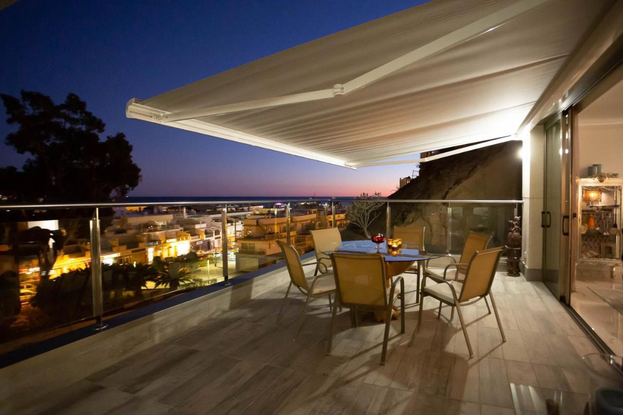 Rivera Del Puerto Luxury Penthouse With Great Terrace And Sea View Puerto De Mogan Exterior foto
