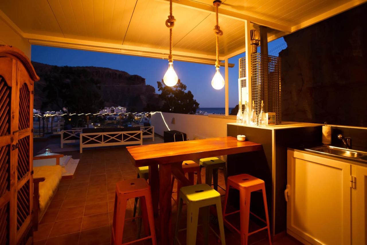 Rivera Del Puerto Luxury Penthouse With Great Terrace And Sea View Puerto De Mogan Exterior foto