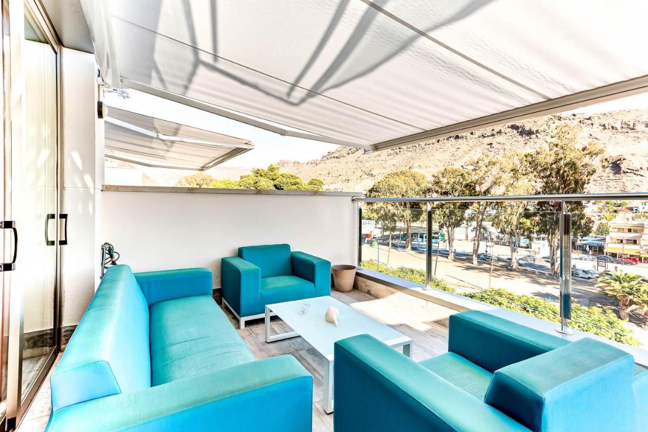 Rivera Del Puerto Luxury Penthouse With Great Terrace And Sea View Puerto De Mogan Exterior foto